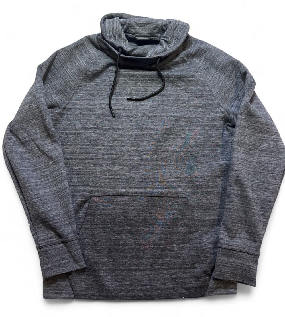 Mens H&M gray cowl neck pullover sweater